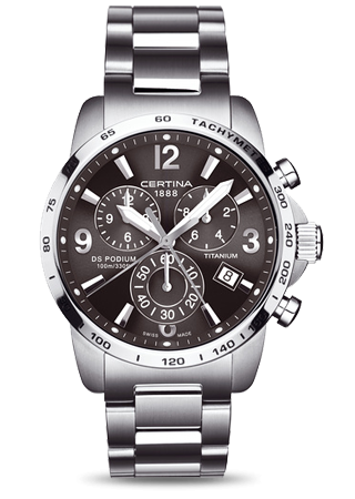 Certina - C0016174408700  DS Podium Big Size Chrono Titanium