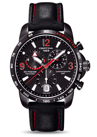 Certina - C0016391605702  DS Podium Big Size Chrono GMT PVD