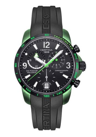 Certina - C0016399705703  DS Podium Big Size Chrono GMT Aluminium Green