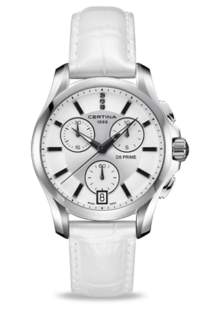 Certina - C0042171603600  DS Prime Chronograph White