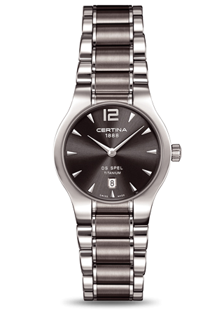 Certina - C0122094408700  DS Spel Lady Round Titanium Grey