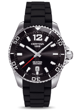 Certina - C013.410.17.057.00  DS Action Black Rubber