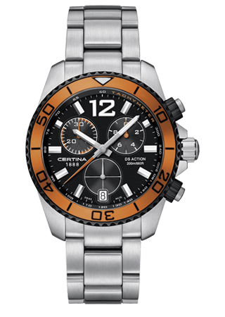 Certina - C013.417.21.057.01  DS Action Chronograph Orange