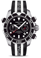 Certina DS Action Black Rubber (C013.427.17.051.00)