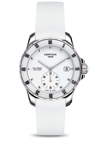 Certina - C0142351701100  DS First Lady Ceramic White