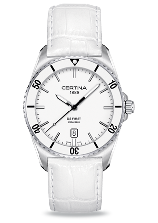 Certina - C0144101601100  DS First Ceramic White