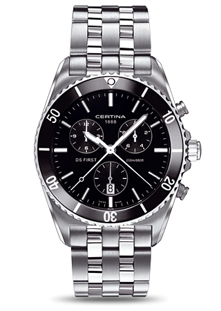 Certina - C0144171105100  DS First Ceramic Chronograph Bracelet