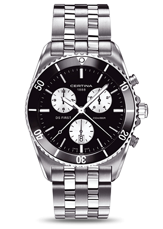 Certina - C0144171105101  DS First Ceramic Chronograph Inverted Panda