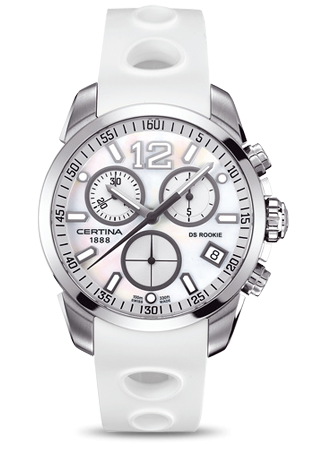 Certina - C0164171711700  DS Rookie Chronograph White