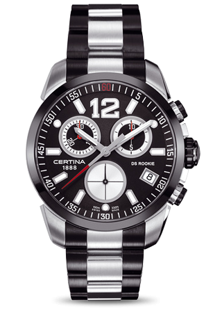 Certina - C0164172205700  DS Rookie Chronograph SS / PVD