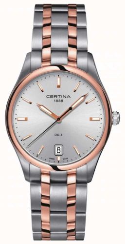 Certina - C022.410.22.031.00  DS 4 Two Tone / Silver / Bracelet