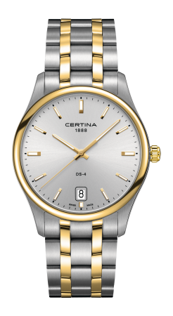 Certina - C0226102203100  DS 4 Big Size Two Tone Silver