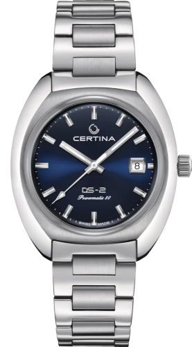 Certina - C024.407.11.041.01  DS-2 Powermatic 80 Stainless Steel / Blue / Bracelet