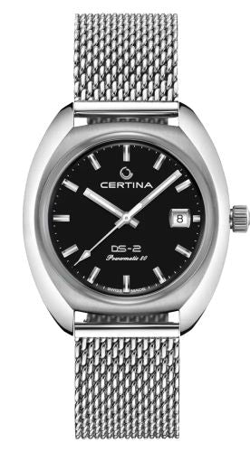 Certina - C024.407.11.051.00  DS-2 Powermatic 80 Stainless Steel / Black / Bracelet