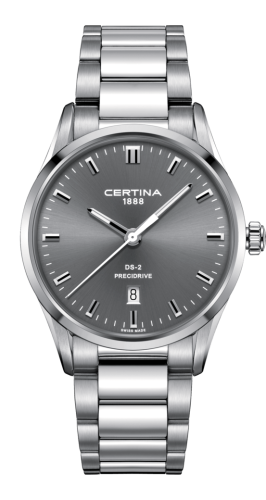 Certina - C024.410.11.081.20  DS-2 Quartz Stainless Steel / Grey / Bracelet