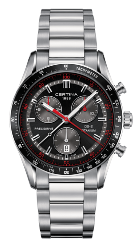 Certina - C024.447.44.051.00  DS-2 Chronograph Stainless Steel / Black / Bracelet