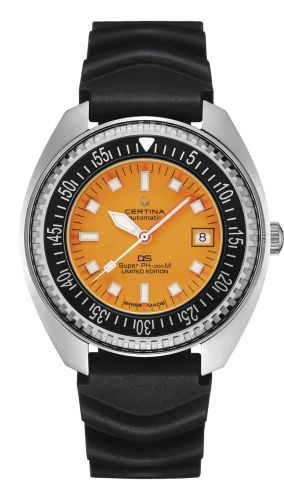 Certina - C024.907.17.281.10  DS Super PH1000M Stainless Steel / Orange / Rubber