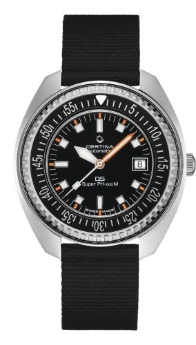 Certina - C024.907.18.051.00  DS Super PH1000M Stainless Steel / Black / TIDE