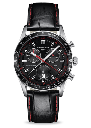 Certina - C0244471605103  DS 2 Chrono 1/100 Sec PreciDrive Leather