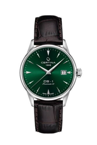 Certina - C029.207.16.091.00  DS-1 Powermatic 80 38 Stainless Steel / Green