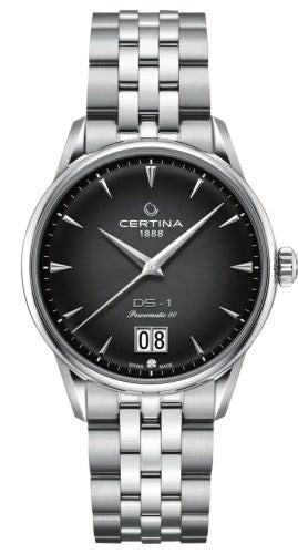 Certina - C029.426.11.051.00  DS-1 Big Date Powermatic 80 Stainless Steel / Grey / Bracelet