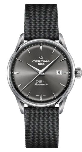 Certina - C029.807.11.081.02  DS-1 Powermatic 80 40 Stainless Steel / Grey / Tide Ocean