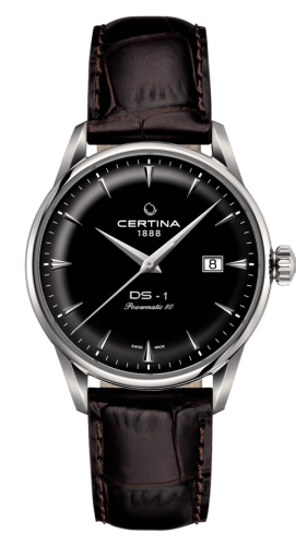 Certina - C029.807.16.051.00  DS-1 Powermatic 80 40 Stainless Steel / Black / Strap