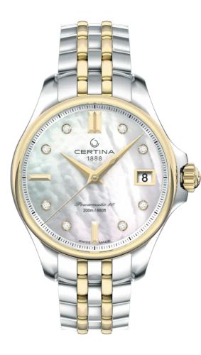 Certina - C032.207.22.116.00  DS Action 34.5 Powermatic Stainless Steel / Yelllow Gold / MOP