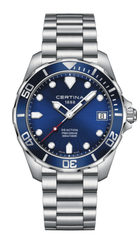 Certina - C032.410.11.041.00  DS Action Diver PreciDrive Stainless Steel / Blue / Bracelet