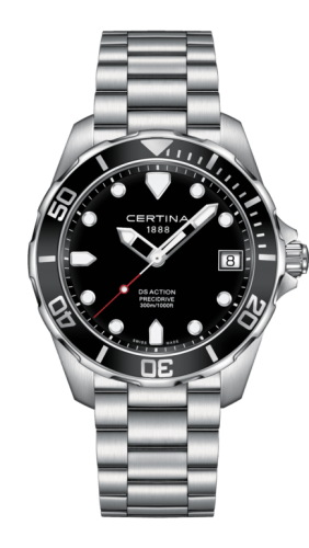 Certina - C032.410.11.051.00  DS Action Diver PreciDrive Stainless Steel / Black / Bracelet