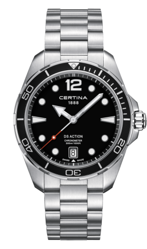 Certina - C032.451.11.057.00  DS Action 43 Quartz Stainless Steel / Black