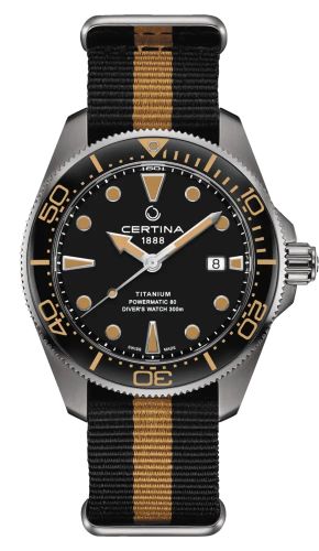 Certina - C032.607.48.051.00  DS Action Diver Powermatic 80 43 Titanium / Black / NATO