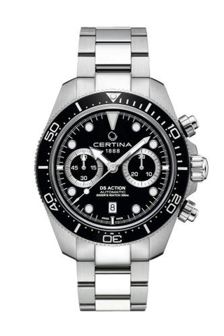 Certina - C032.827.11.051.00  DS Action Diver Chrono Stainless Steel / Black / Bracelet