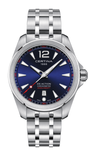 Certina - C032.851.11.047.00  DS Action 41 Quartz Stainless Steel / Blue