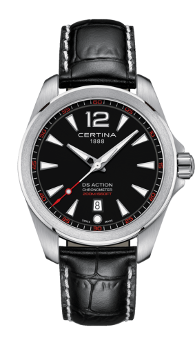 Certina - C032.851.16.057.01  DS Action 41 Quartz Stainless Steel / Black / Strap