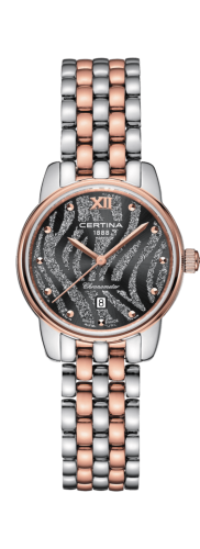 Certina - C033.051.22.088.00  DS-8 Lady Stainless Steel - Rose Gold / Grey / Bracelet