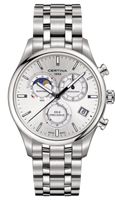 Certina DS-8 Chronograph Moon Phase Stainless Steel / Silver / Strap (C033.450.11.031.00)