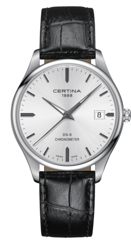 Certina - C033.451.16.031.00  DS-8 Chronometer Stainless Steel / Silver / Strap