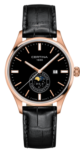 Certina - C033.457.36.051.00  D8-8 Moon Phase Rose Gold / Black