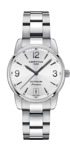 Certina - C034.210.11.037.00  DS Podium 33 Stainless Steel / Silver / Bracelet