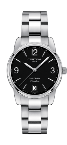 Certina - C034.210.11.057.00  DS Podium 33 Stainless Steel / Black / Bracelet