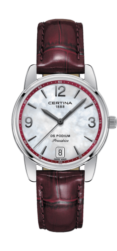 Certina - C034.210.16.427.00  DS Podium 33 Stainless Steel / MOP / Strap