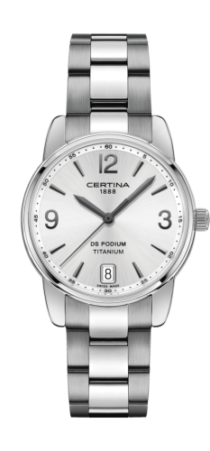 Certina - C034.210.44.037.00  DS Podium 33 Titanium / Silver / Bracelet