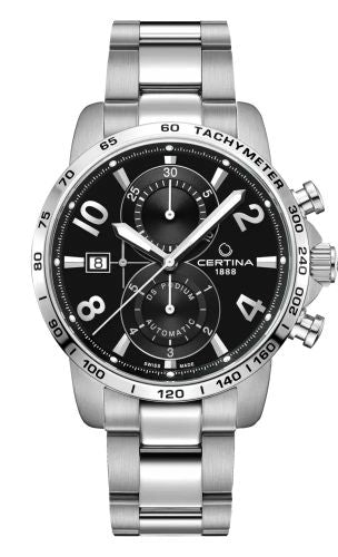 Certina - C034.427.11.057.00  DS Podium Chronograph Automatic Stainless Steel / Black / Bracelet