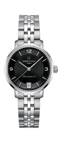 Certina - C035.207.11.057.00  DS Caimano Powermatic 80 Stainless Steel / Black / Bracelet