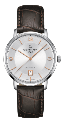 Certina - C035.407.16.037.01  DS Caimano Powermatic 80 Stainless Steel / Silver / Strap