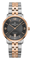 Certina DS Caimano Powermatic 80 Rose Gold PVD / Grey / Strap (C035.407.22.087.01)