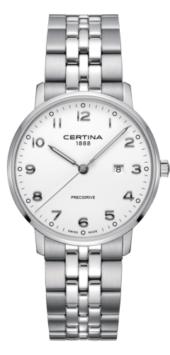 Certina - C035.410.11.012.00  DS Caimano 39 Stainless Steel / White / Bracelet