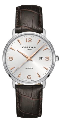 Certina - C035.410.16.037.01  DS Caimano 39 Stainless Steel / Silver / Strap