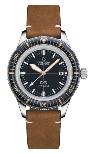 Certina - C036.407.16.040.00  DS PH200M Stainless Steel / Blue / Calf